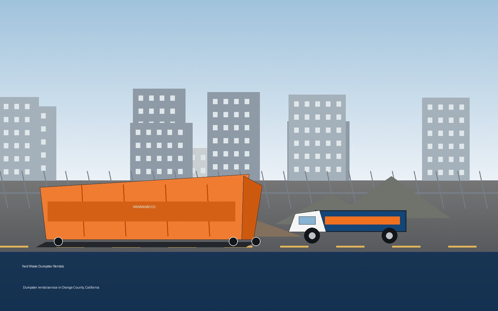 Yard Waste Dumpster Rentals in Orange County